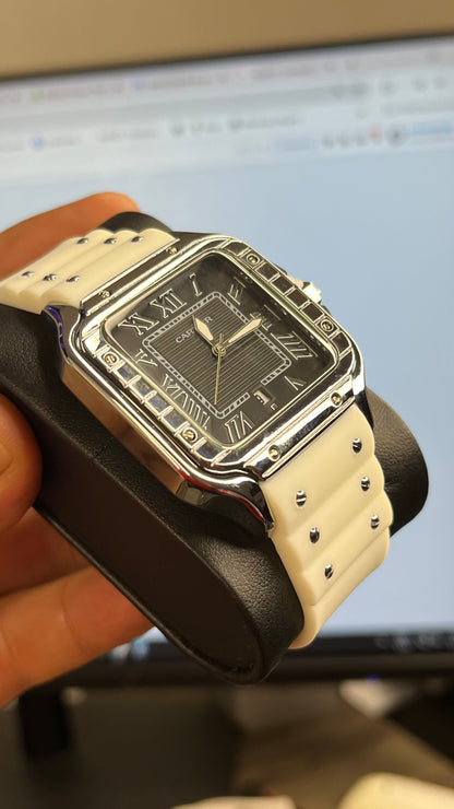 CARTIER DO´SANTOS PARA HOMBRE REF-GOMA N-BPN