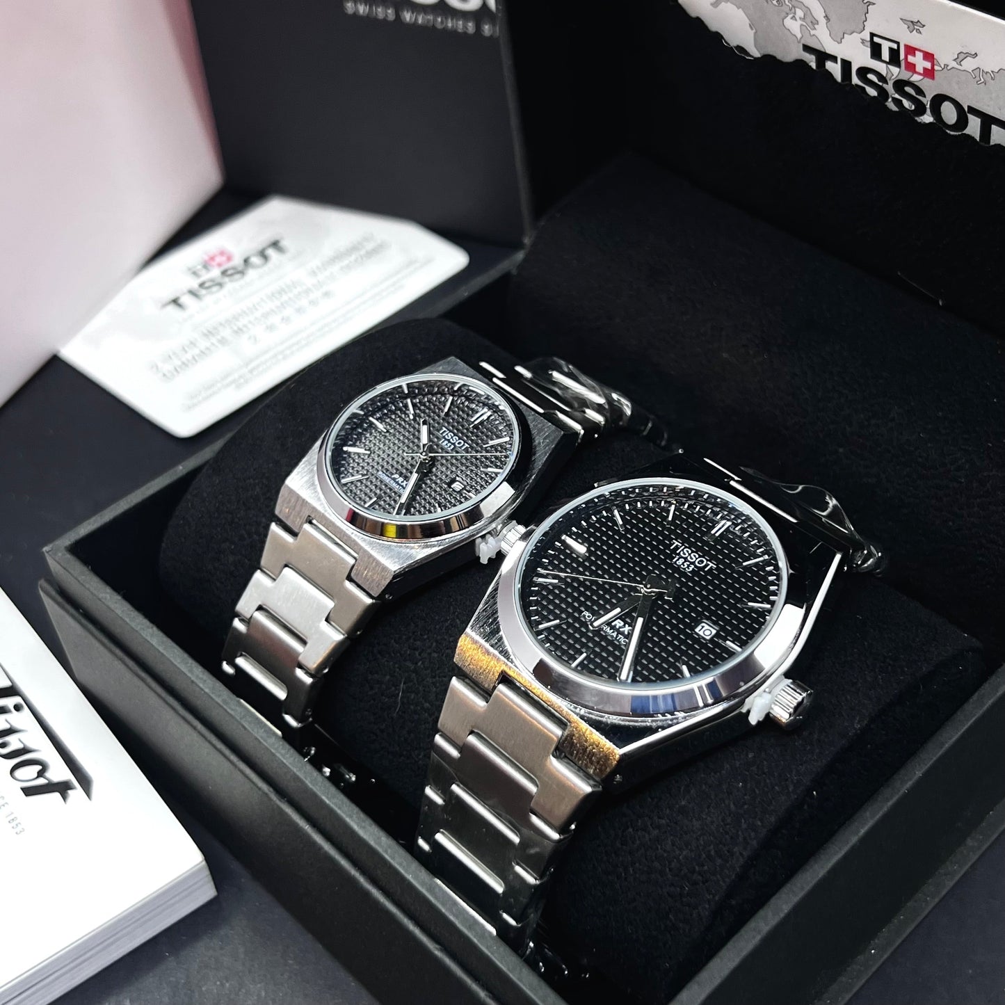 PAREJA DE TISSOT PRX REF-PN