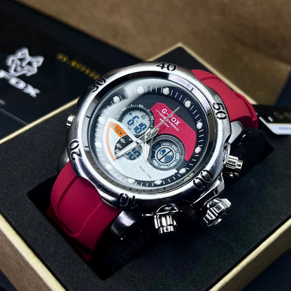 G FOX ORIGINAL DOBLE HORA POR INVICTA SUMERGIBLE PARA HOMBRE REF-1976G2-R