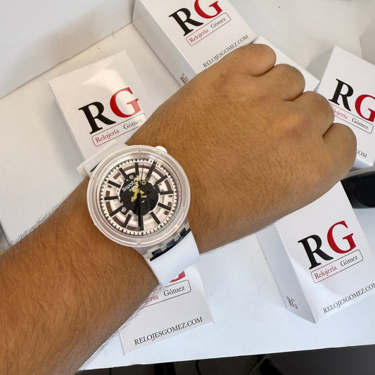 SWATCH TRANSPARENTE PARA HOMBRE REF-BN