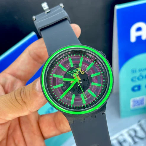 SWATCH SB0 NEON  NEGRO PARA HOMBRE REF-NV