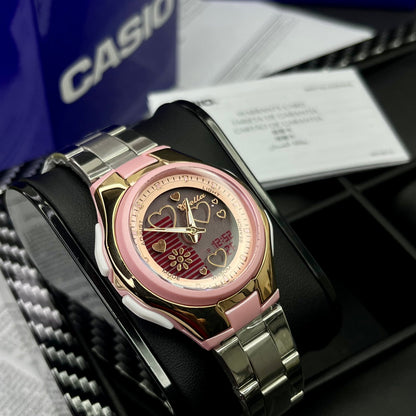 CASIO DOBLE HORA PARA DAMA REF-PR