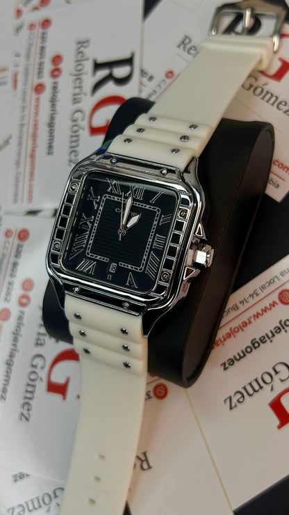 CARTIER DO´SANTOS PARA HOMBRE REF-GOMA N-BPN