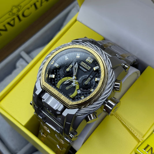 INVICTA BOLT ZEUS GUAYA ACERO PARA HOMBRE REF-BN