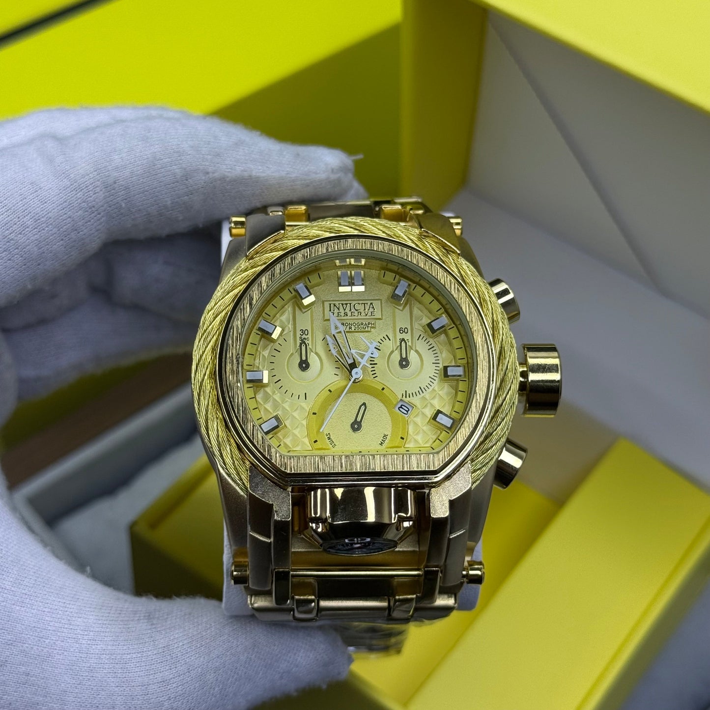 INVICTA BOLT ZEUS GUAYA ACERO PARA HOMBRE REF-DD
