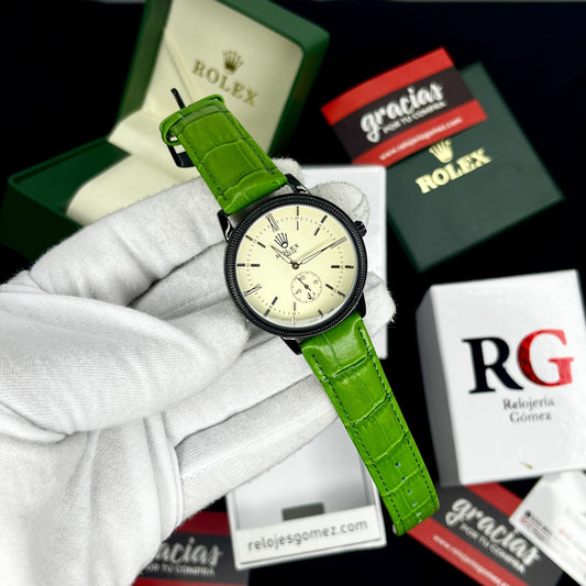 RLX OYSTER PERPETUAL CUERO PARA HOMBRE REF-NVD