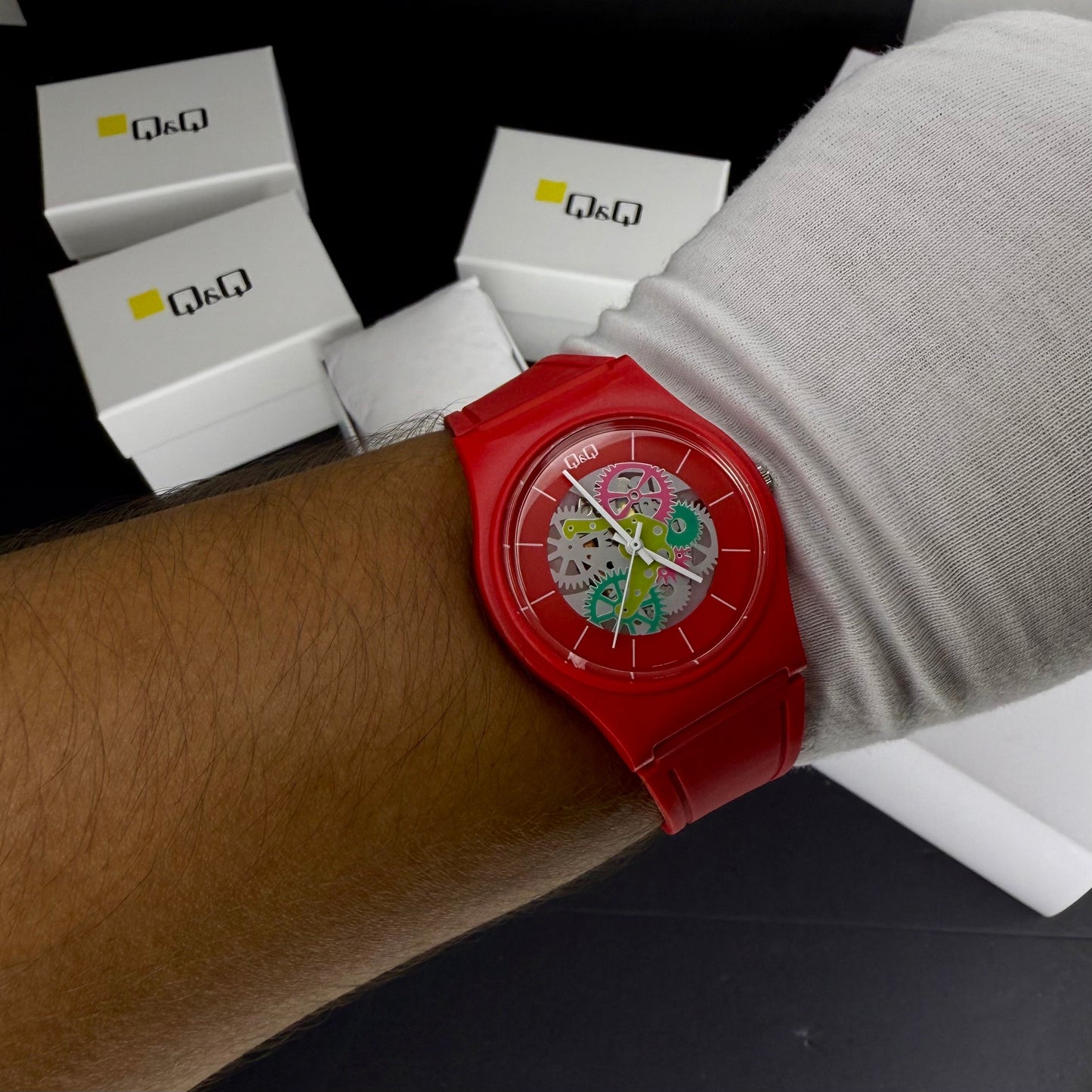 QyQ SUMERGIBLE TIPO SWATCH UNISES ORIGINAL REF-V41A-504VY