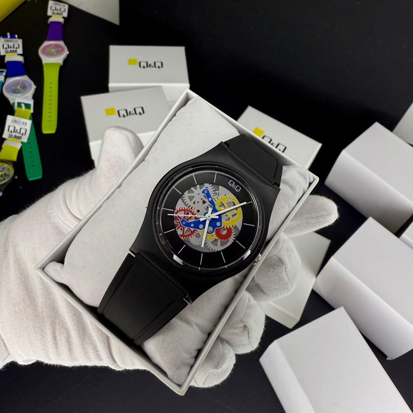 QyQ SUMERGIBLE TIPO SWATCH UNISES ORIGINAL REF-V41A-500VY