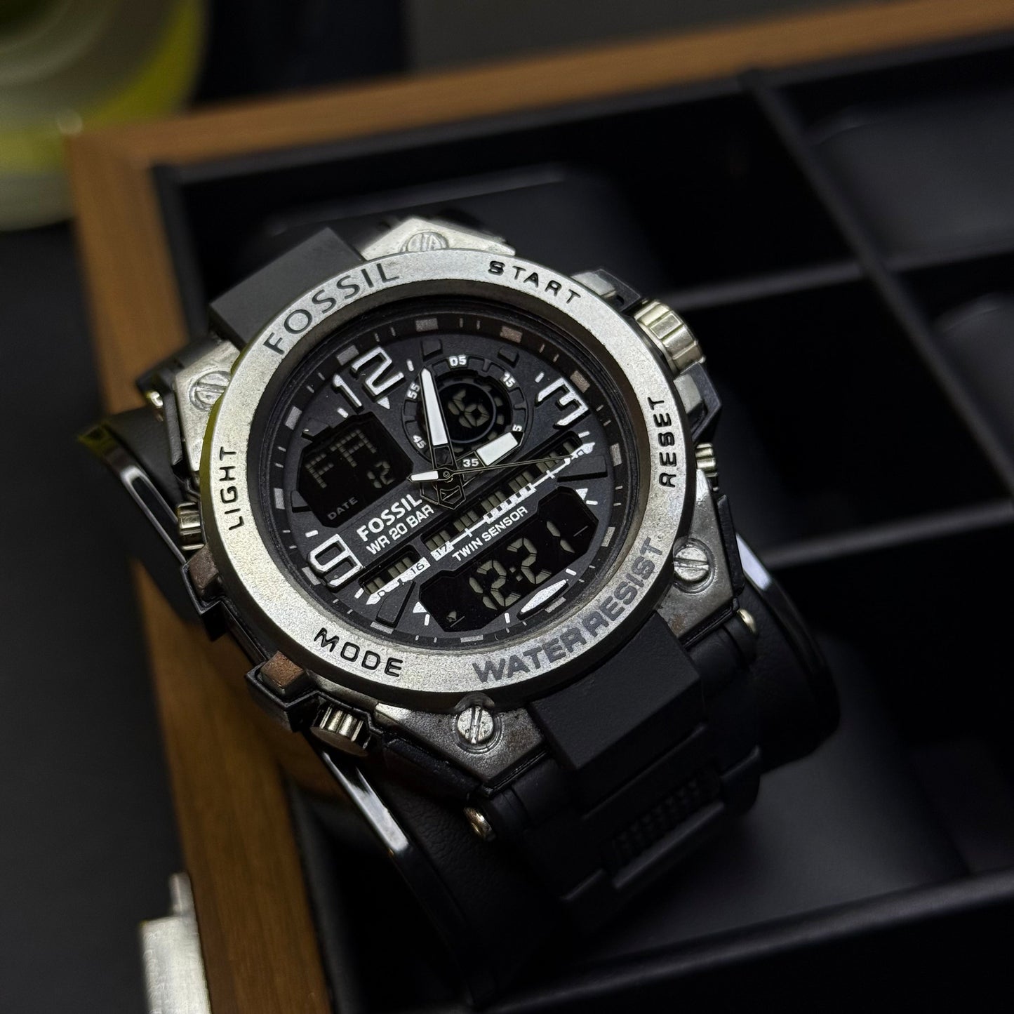 FOSSIL X G-SHOCK DOBLE HORA PARA HOMBRE REF-NN