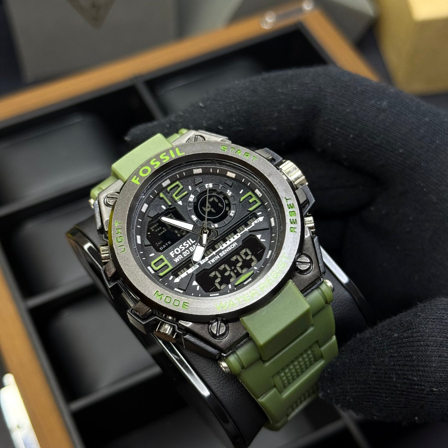 FOSSIL X G-SHOCK DOBLE HORA PARA HOMBRE REF-VN