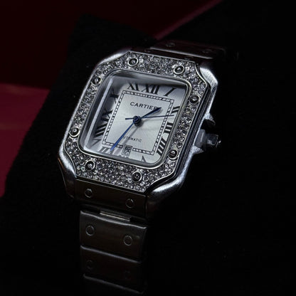 CARTIER SANTOS CUBANO  PARA DAMA REF PB
