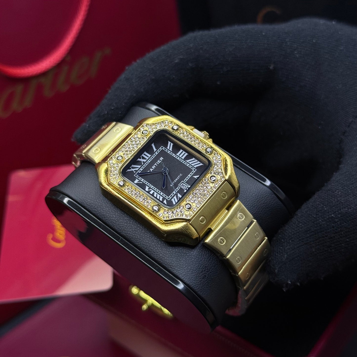 CARTIER SANTOS CUBANO  PARA DAMA REF DN