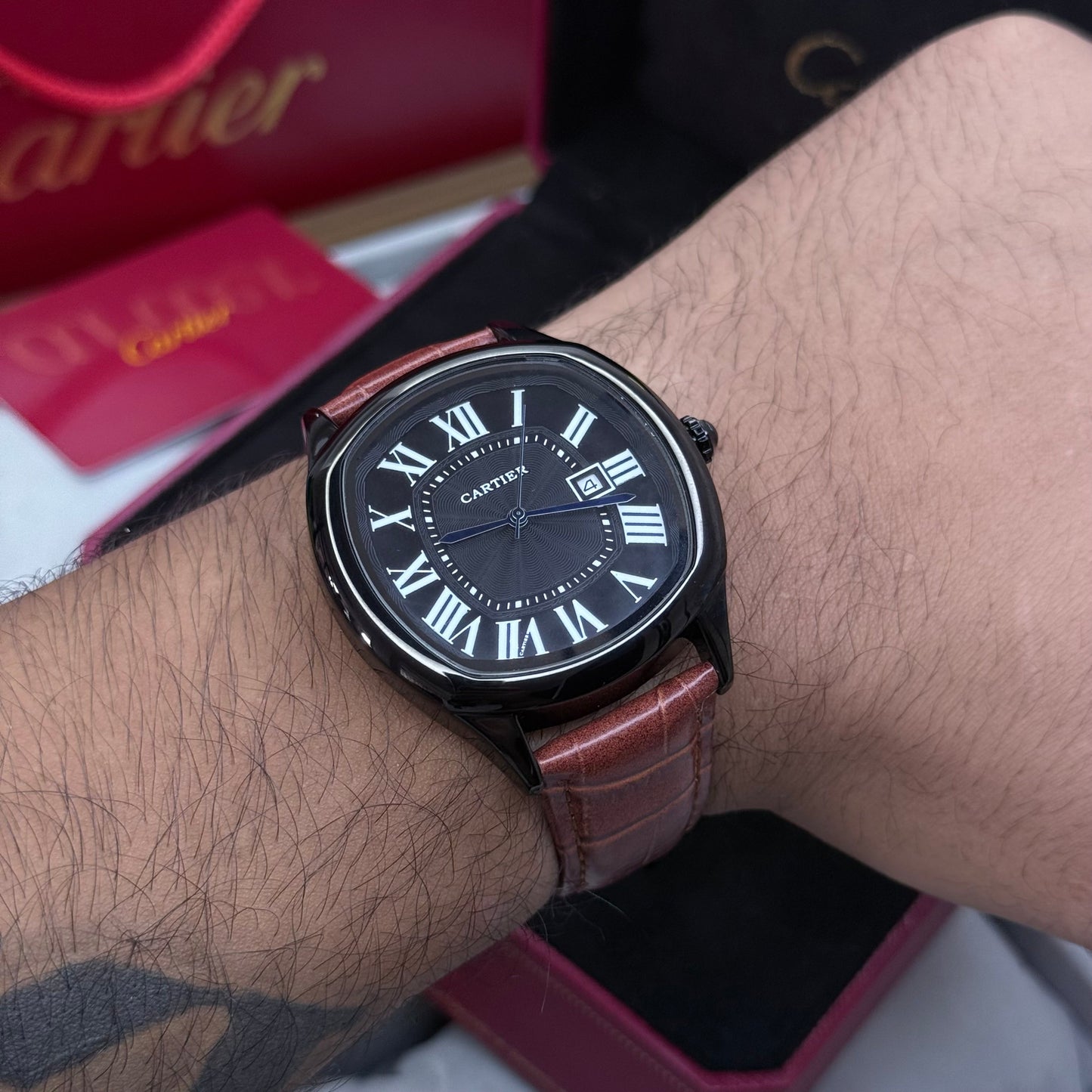 CARTIER DRIVE MOON PARA HOMBRE REF MNN